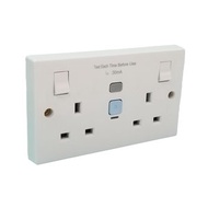 Status - 13A 雙位 RCD 漏電護開關插座 (2898)