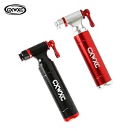 CXWXC Road Cycling Tyre CO2 Pumping Head Schrader Presta Adapter w/ Cartridge Container MTB Pump CO2