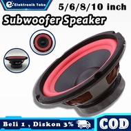 Bass Speaker Subwoofer Woofer Loudspeaker Midrange Speaker / Audio Mobil Stereo Speaker / Speaker 5/6/8/10 Inch Woofer
