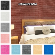 MAINAUSHUI6K Foam Brick Wallpaper, Waterproof Moisture-proof and Moldy Resistant  Wall Stickers, Sel
