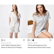 Cotton Blend Pajamas Detective Conan/Fruit Desing Pajamas/heart emoji Pajamas