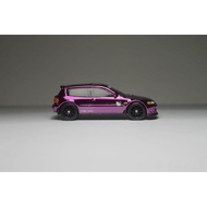 Hotwheels Honda Civic Eg6 Pink Chrome Custom