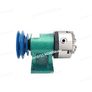 Small Woodworking Rotating Seat 80 Chuck Flange Pulley Lathe Spindle Tools New Household Lathe Spind