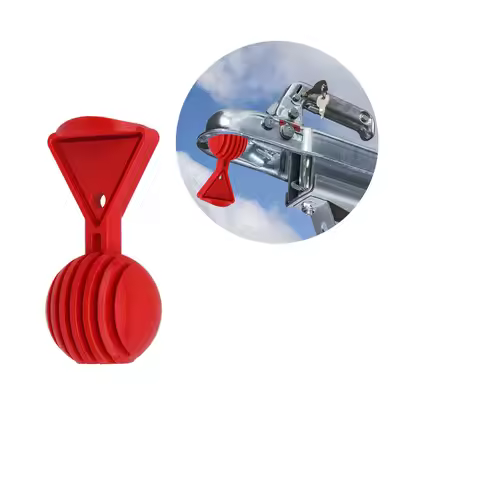 1pc Trailer Motorhome Anti Theft Safety Ball Theft Protection Red Ball Coupling for Alko RV Camper C