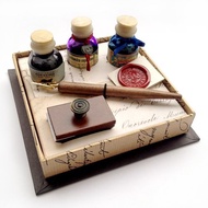 261/3 義大利古典墨水3入+壓墨器沾水筆禮盒 Francesco Rubinato