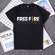 T-shirts for Boys Cartoon FREEFIRE LOGO T-shirts for Little Kids Teenagers Girls Boys Men Women Unis