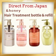 ＆Honey Hair Treatment bottle＆refill【Direct from Japan】