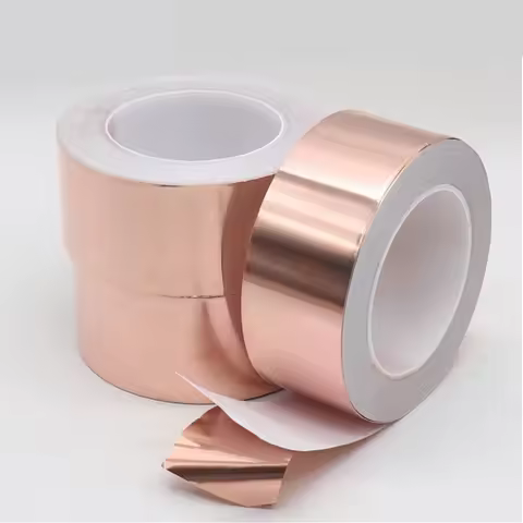 YX 10M Single-sided Conductive Copper Foil Tape Mask Electromagnetic Shield Eliminate EMI Anti-stati