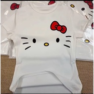 Babytee t-shirt with cat mustache print t shirt woman