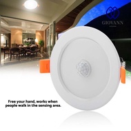 GIOVANNI LED Downlight Kitchen Round Indoor Lights PIR Sensor Motion Recessed Ceiling Ceiling Lamp