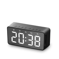 BT506New FM Clock Alarm Clock Speaker Mini Mirror Gift Card Insertion Annual Meeting Gift Speaker