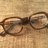 Absolute Vintage - 覺士道(Cox's Road) 方型粗框板材眼鏡 - Light Brown 淡啡色