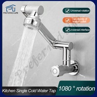 In-wall 304 stainless steel faucet wall mounted cold water pull-out kitchen bathroom sink dual mode 