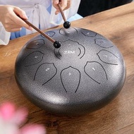 浮蓮款空靈鼓（12寸11音-花銀色）