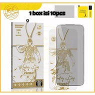 BCS - KA - A07 1 BOX CONTAINS 10 PCS TEMPERED GLASS SPY monkey KING FOR ITEL A50 A100C A49 A60 A60S 