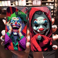 HW-17 Joker Clown Girl Glass Casing for Samsung Note FE J4 S24 S25 J7 J6 Core 9 Prime Pro Plus Ultra