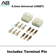 6.3mm Universal Socket Connector 6Pin (10SET)