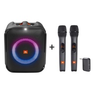 JBL Partybox Encore Essential Portable Party Speaker with JBL 2X Wireless Microphone