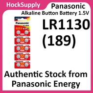 [10pcs] Panasonic LR1130 189 AG10 LR54 389 Battery Alkaline Battery 1.5V [Authentic][FAST SHIP OUT]