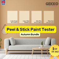 Paint Sample - Autumn Bundle - GEKKO Peel And Stick Nippon Paint Tester / Paint Sample