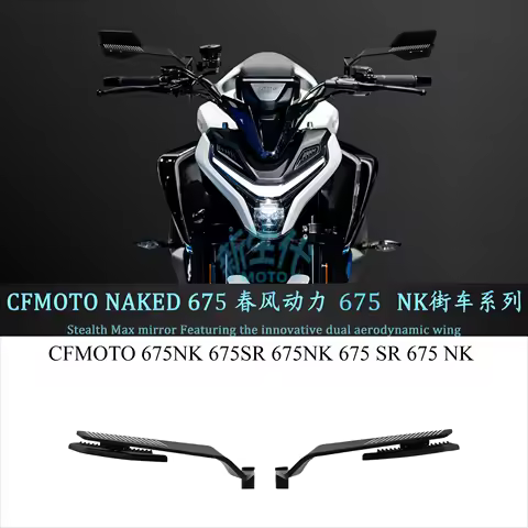 Motorcycle Mirrors Wing Winglets Side Mirror Accessories Kits For CFMOTO CF 675NK 675SR 675NK 675 SR