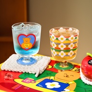 Glass Glass Water Glass Goblet Red Wine Glass Goblet ins High-value Influencer Glass Drink Water Gla