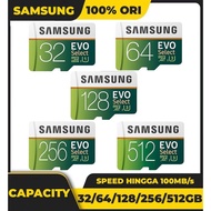 Samsung EVO Select micro SDHC UHS-1 Memory Card CLASS 10 U3 FHD 32GB 64GB 128GB 512GB SD TF Card adapter