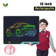 16 Inches LCD Writing Tablet Rechargeable Drawing &amp; Sketching Pad Writing Tablet Doodle Pad for Toddler Kids Christmas Day Gift Toys for 3 - 12 Year Old Kids Boys Girls