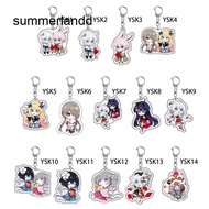 SL Anime Honkai Impact 3 Acrylic Keychain Figures Birthday Gifts