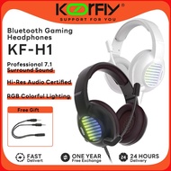 KOORFLY KF-H1 Professional Game Headset 3.5MM 7.1 Surround Stereo Deep Bass RGB Light Gaming Headpho