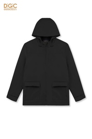 Áo parka nam 2 lớp dáng lửng - Áo parka mũ liền cửa tay nhám dính - WAJKBD126M