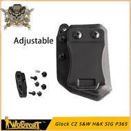 WoSports Adjustable for Both Left and Right Hands 9/40 Sets Glock CZ S&amp;W H&amp;K SIG P365