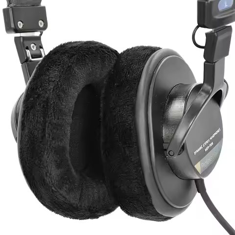 velvet Ear Pads Compatible For Sony MDR V6 V7 7506 CD900ST Headphones Ear Cushions, Headset Earpads,
