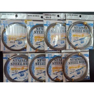 AWAWASHIMA STAINLESS STEEL WIRE 7x7 LEADER WIRE / PERAMBUT STEEL