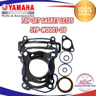YAMAHA LC135 TOP SET GASKET 5YP-W0001-09 TOP SET GASKET WITH O-RING SET 135LC 135 LC 4S 100% ORIGINA