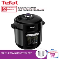 Russell Taylors 6L Pressure Cooker PC-60 2 Pots with steam tray PC60 / Tefal 6L CY601D (Free Extra S
