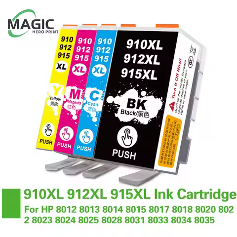 910XL 912XL 915XL Compatible Ink Cartridge For HP Officejet 8010 8020 8025 8028 8022 8026 8012 8018 