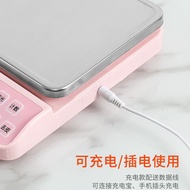 家用精准电子秤充电厨房秤精准0.1g烘培称克称10公斤1克食物称重Household Precise Electronic Scale Rechargeable Kitchen Scale Preci