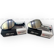 Mirror, Rear View Mirror H2C 10 Sides V2 H-View Fits All Motorcycle Models with Full Accessories