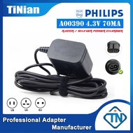 4.3V 70mA AC Adapter Charger A00380 A00390 for Philips Norelco Shaver XZ580 S531 S538 S511 S550 S551