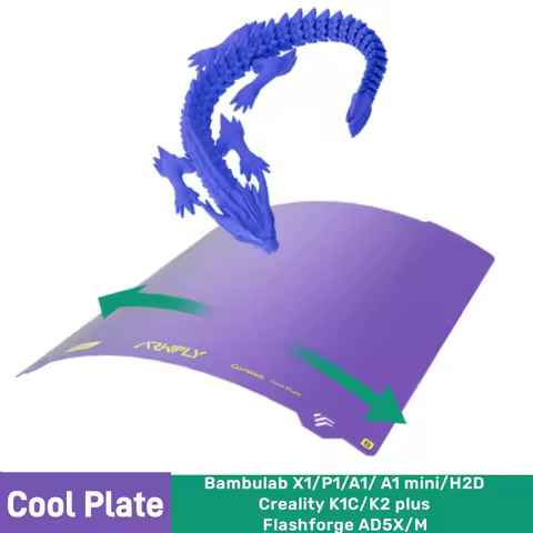 Cool Plate Low Temperature Build Plate Spring Steel Double-sided Textured For Bambu Lab P1S X1 A1 Cr