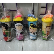 Wholesale 12pcs 4 Color Thumbler Glasses 500ml