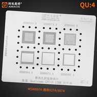 CETAKAN PLAT BGA IC CPU QUALCOM QU4 ORIGINAL AMAOE