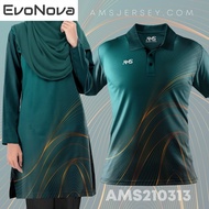 EvoNova T-Shirt Set Muslimah Baju Sedondon