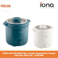 IONA 0.8L Mini Multi Rice Cooker Household 2 People with Non Stick Pot - GLRC086