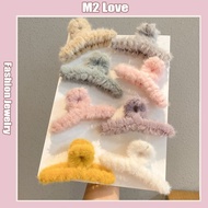 Plush Hair Clip Korean Fashion Hair Clip Autumn And Winter New Shark Clip Cute Hair Accessories 鲨鱼夹