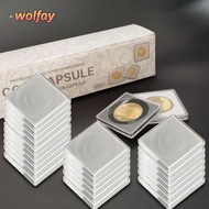 YOLANDA 20pcs/pack Medal Collection , Storage Box Adjustable Coin Capsule Holder,  Coin Capsule