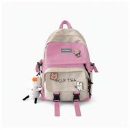 TERBARU 2025 Tas Sekolah TK MILKTEA gaya Korea Tas Ransel anak cewek korea Tas Anak Perempuan Tk
