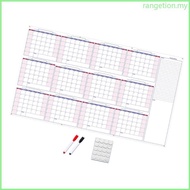 RAN 2026 Wall Calendar Yearly Planner Erasable Calendar Planner Full Year Calendar