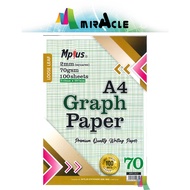 GRAPH PAPER A4 70G100 Sheets GRAF PAPER